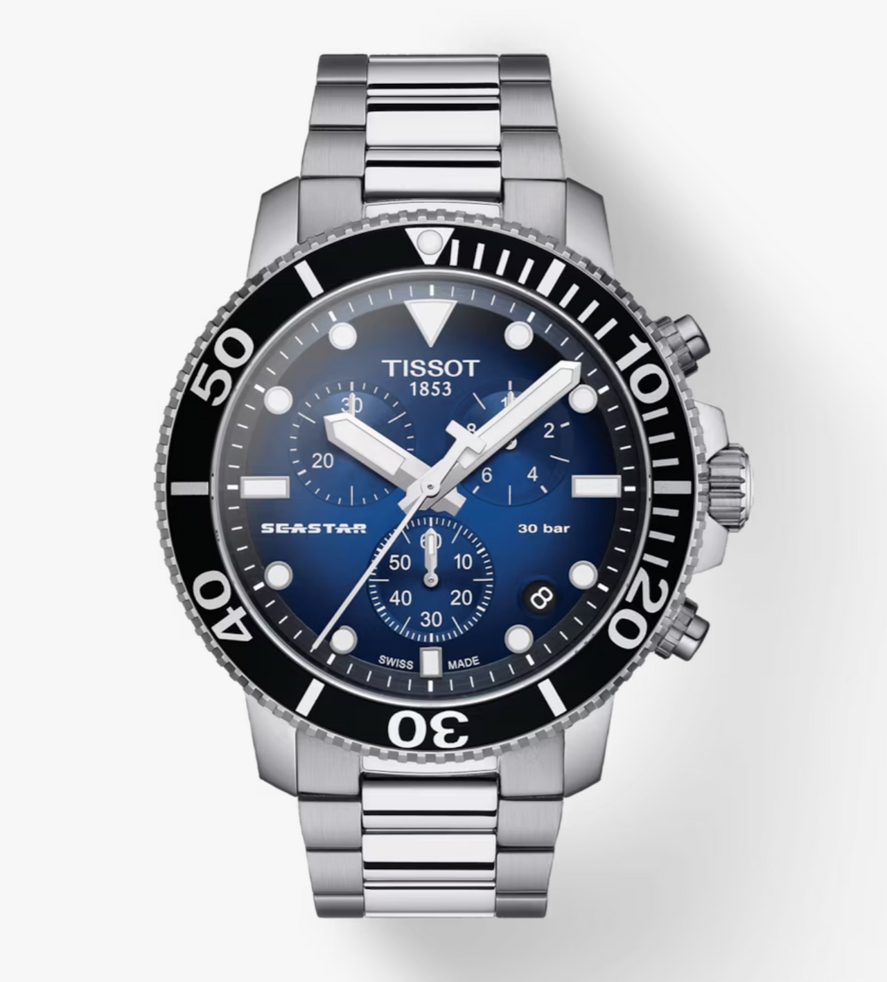 Tissot Chronograph Watch SEASTAR 1000 Blue T1204171104101