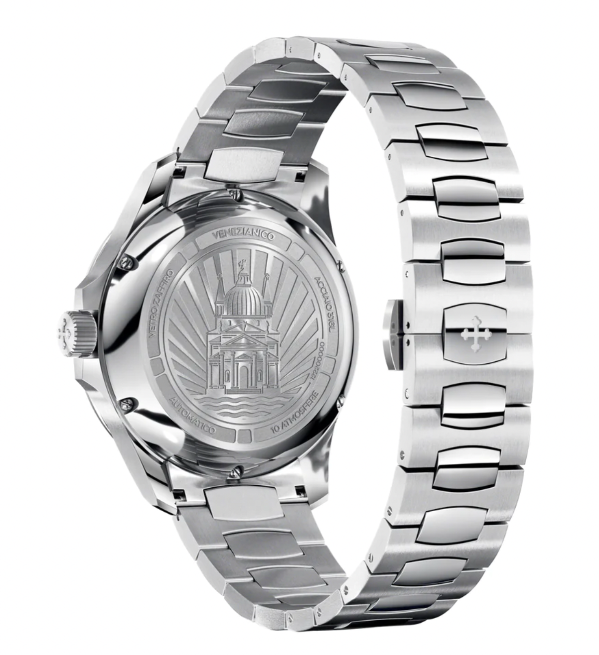 Venezianico Automatic Watch Redentore 40 White SS 1221505C