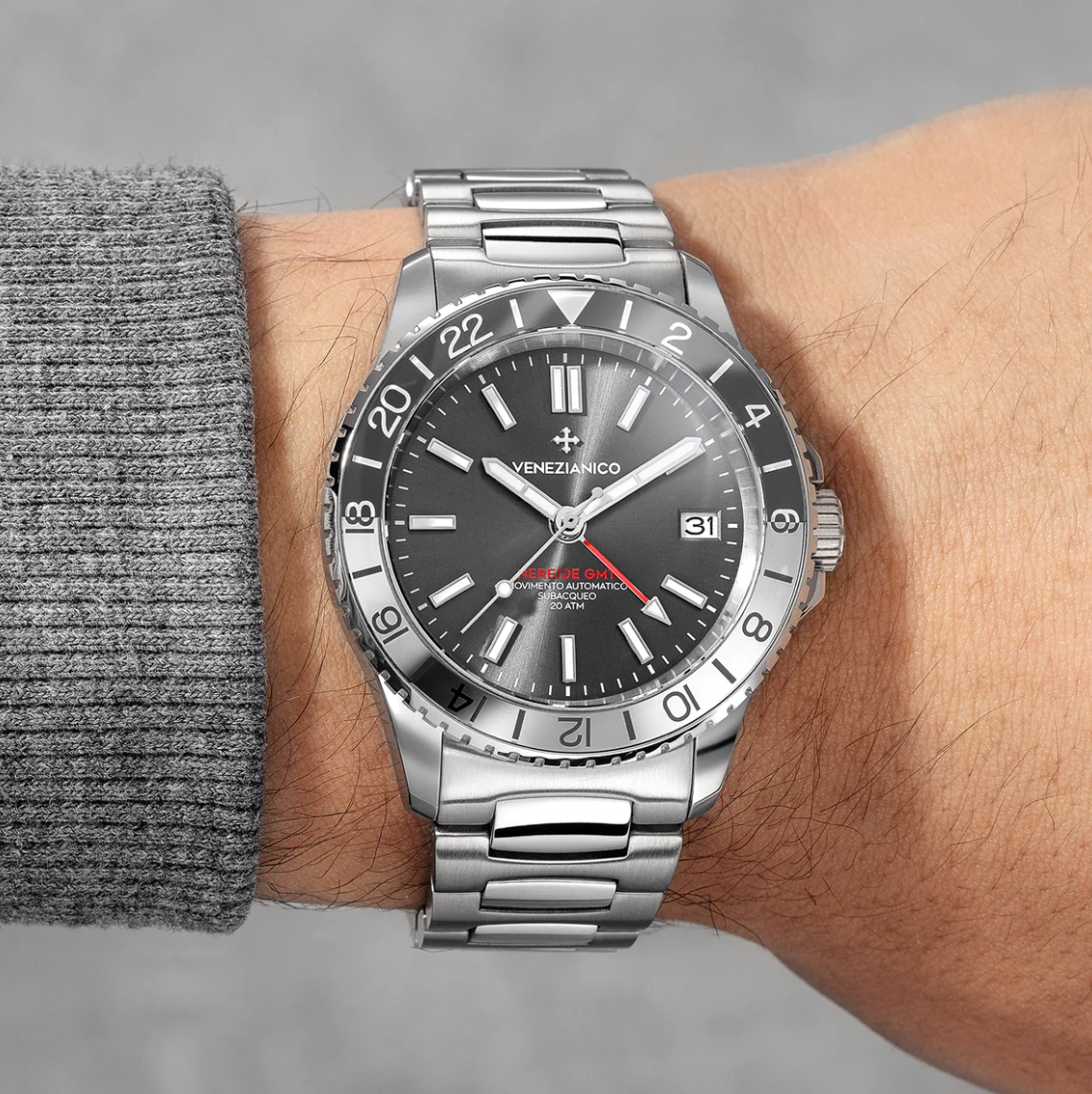 Venezianico Men's Watch Automatic Nereide GMT 3521501C