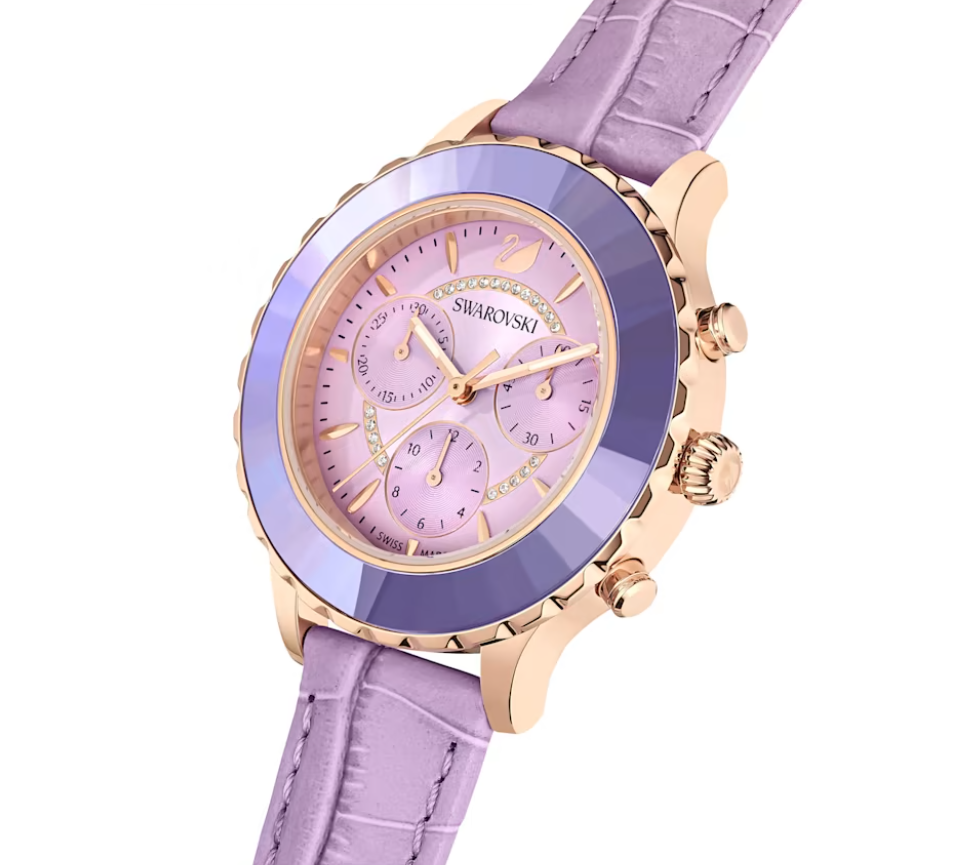 Swarovski Watch Octea Lux Chrono Purple 5632263