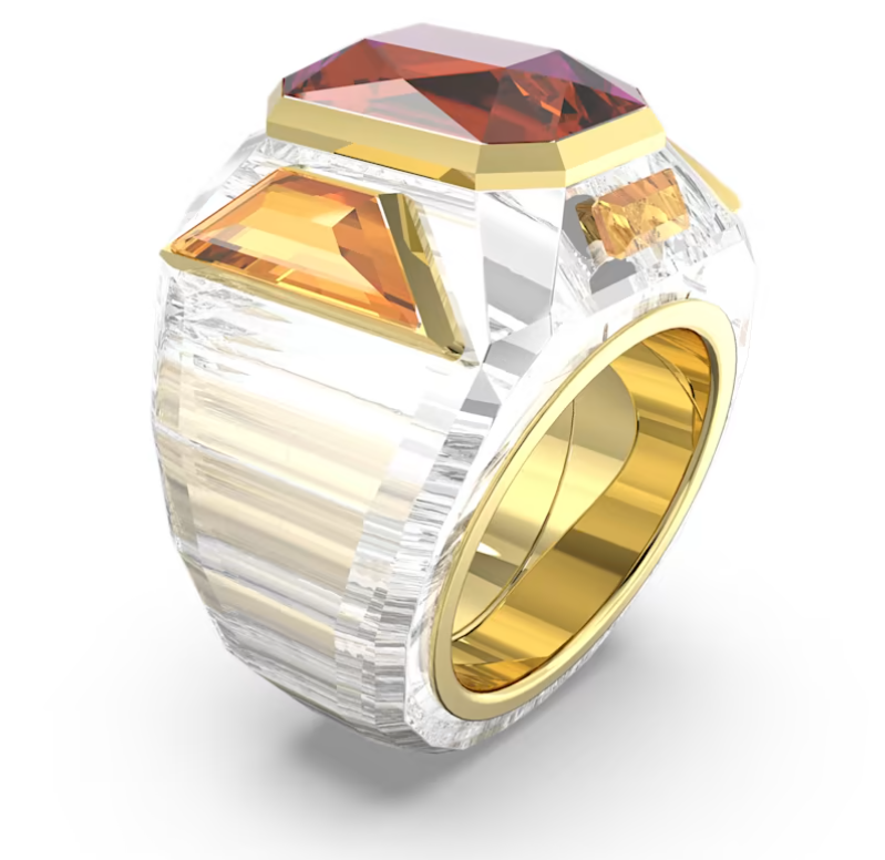 Gold Ring Swarovski Rings Uk Sale Swarovski Chroma Cocktail