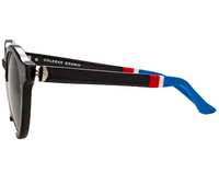 Thumbnail for Orlebar Brown Oval Oval Black with Grey Lenses OB47C1SUN