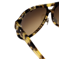 Thumbnail for Kris Van Assche Sunglasses Tortoise Shell with Brown Graduated Lenses KVA20C1SUN
