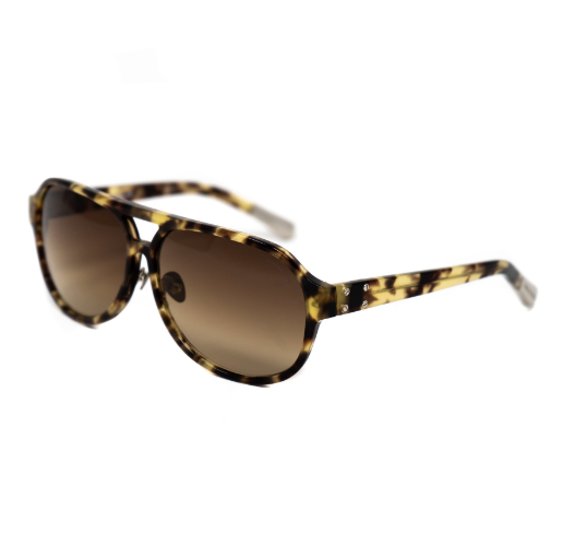 Kris Van Assche Sunglasses Tortoise Shell with Brown Graduated Lenses KVA20C1SUN