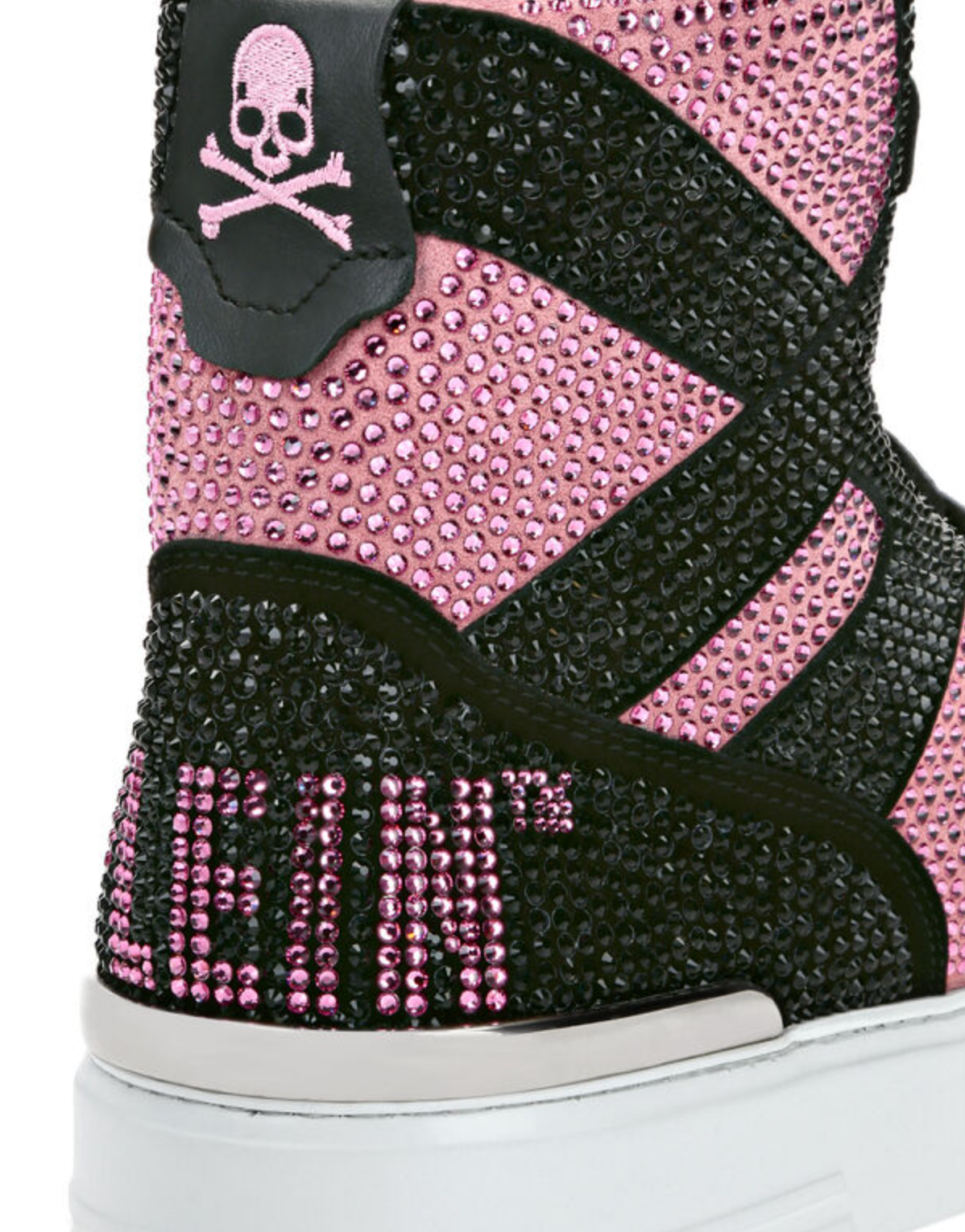 Philipp Plein Money Beast Hi Top Pink Paradise Shoes Size 39 Watches Crystals