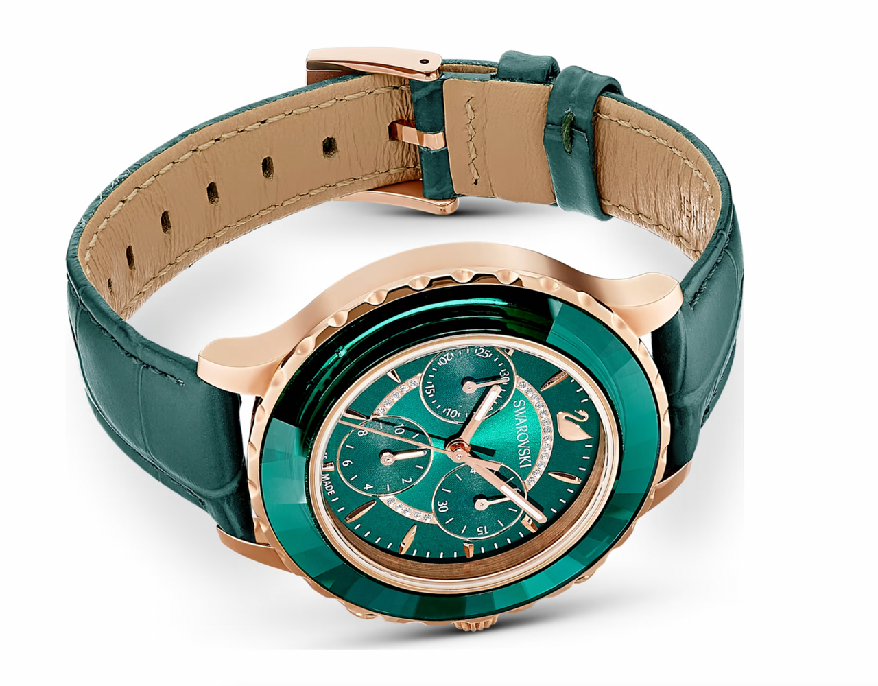 Swarovski Watch Octea Lux Chrono Green 5452498