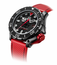 Thumbnail for M2Z Men's Watch Diver 200 Red IP Gun 200-005