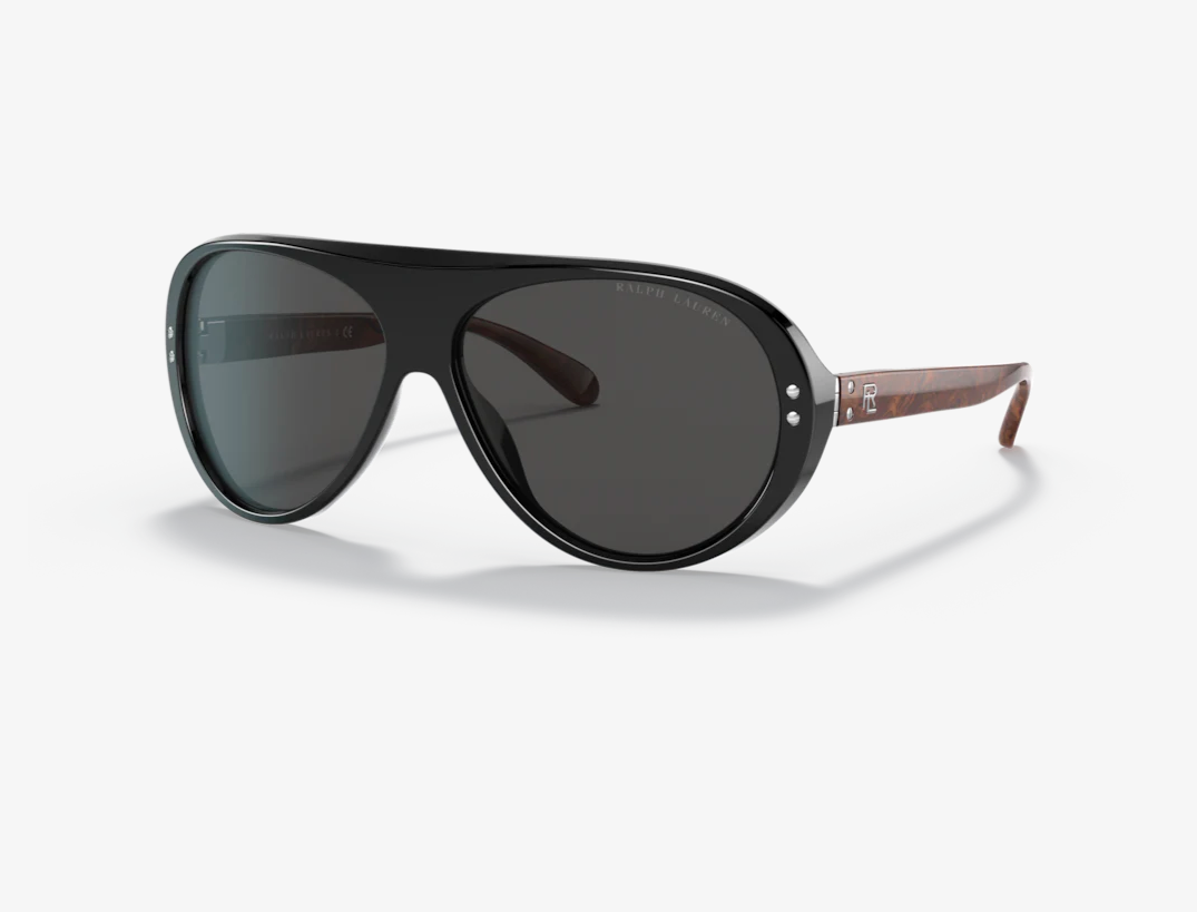 Ralph Lauren Unisex Sunglasses Pilot Black/Grey RL8194 539887