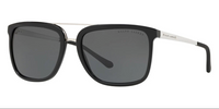 Thumbnail for Ralph Lauren Women's Sunglasses Browline Black/Grey RL8164 500187