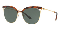 Thumbnail for Ralph Lauren Women's Sunglasses Browline Tortoise/Gold RL7061 935471