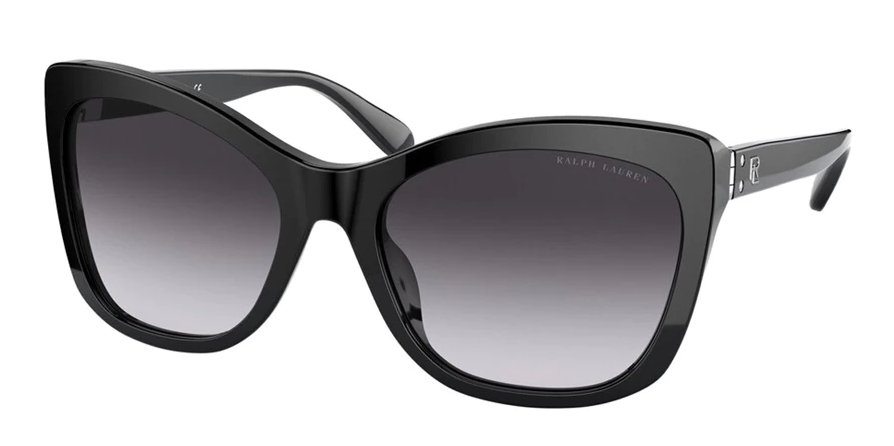Ralph Lauren Women's Sunglasses Butterfly Black RL8192 50018G
