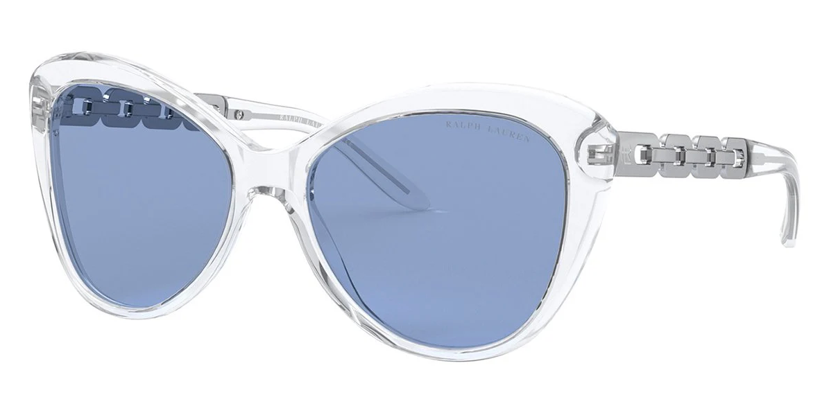 Ralph Lauren Women's Sunglasses Butterfly Clear/Blue RL8184 500272