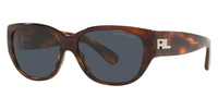 Thumbnail for Ralph Lauren Women's Sunglasses Butterfly Striped Havana RL8193 500787