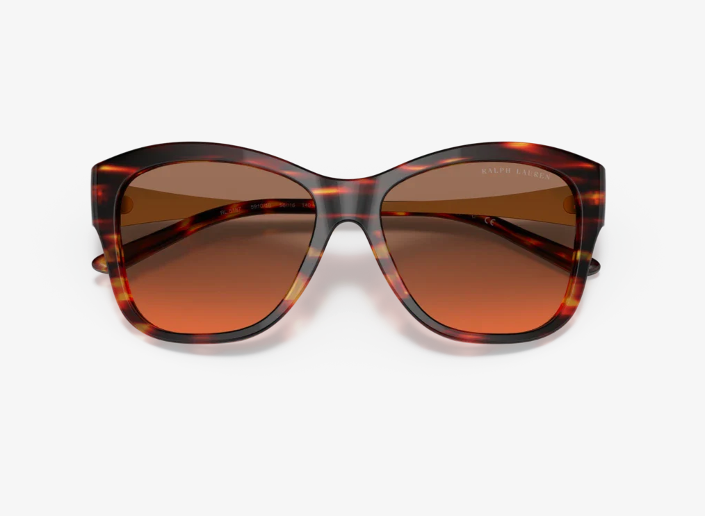 Ralph Lauren Women's Sunglasses Oversized Butterfly Tortoise RL8187 591018