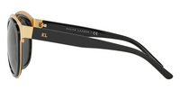 Thumbnail for Ralph Lauren Women's Sunglasses Oversized Round Gold/Grey RL7051 900487