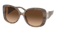 Thumbnail for Ralph Lauren Women's Sunglasses Oversized Square Striped Havana RL8196BU 599974