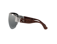 Thumbnail for Ralph Lauren Women's Sunglasses Shield Silver RL7070 90016G