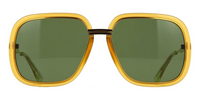 Thumbnail for Gucci Unisex Sunglasses Oversized Pilot Gold Brown GG0905S-003 60