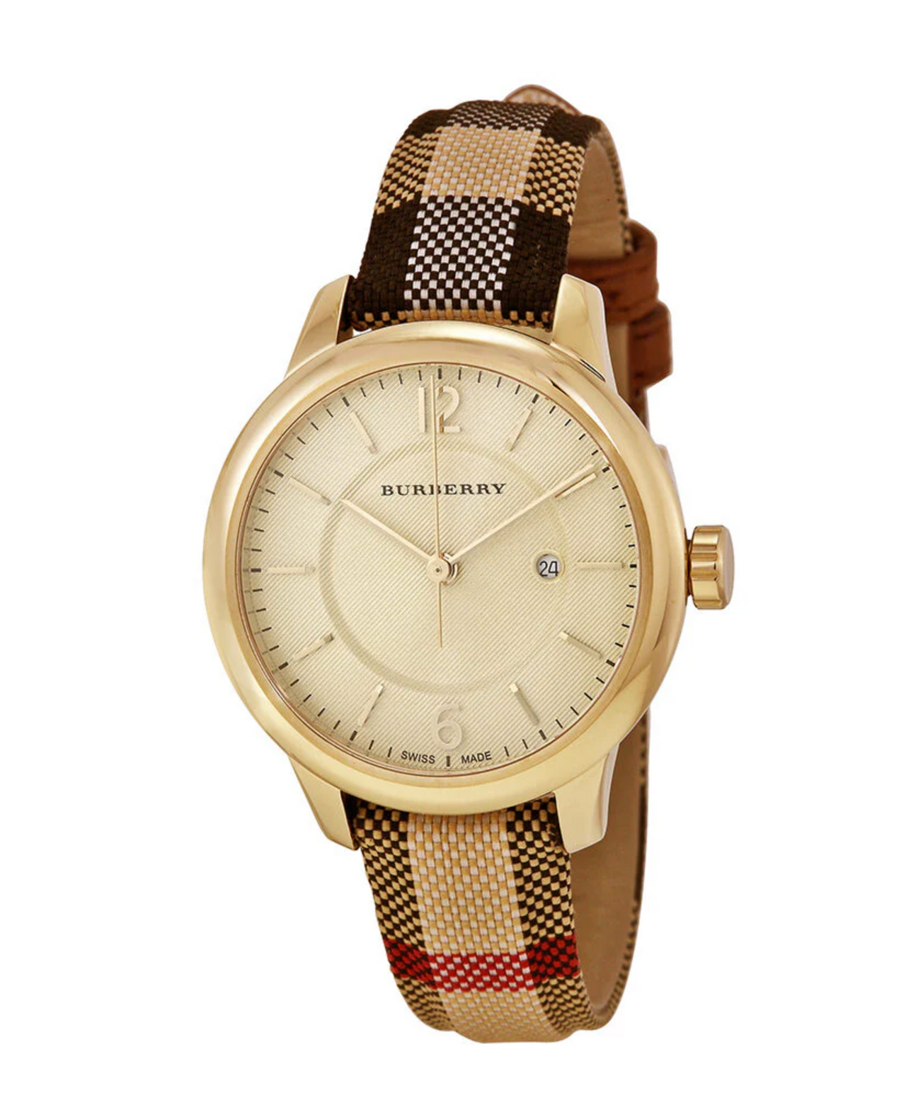 Burberry Ladies Watch The Classic 32mm Yellow Gold BU10104 Watches Crystals