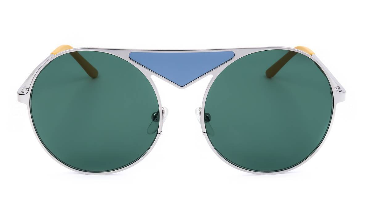 Karl Lagerfeld Women's Sunglasses Pilot Silver/Blue KL310S 045