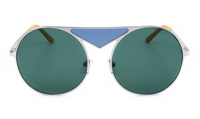 Thumbnail for Karl Lagerfeld Women's Sunglasses Pilot Silver/Blue KL310S 045