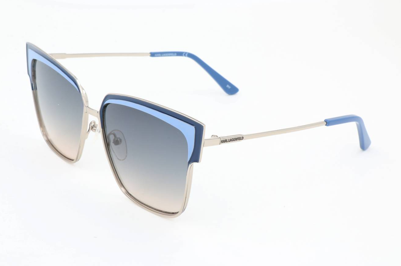Karl Lagerfeld Women's Sunglasses Oversized Square Blue KL269S 532