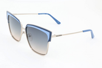 Thumbnail for Karl Lagerfeld Women's Sunglasses Oversized Square Blue KL269S 532