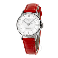 Thumbnail for Tissot Chemin des Tourelles Powermatic 80 32mm Red Ladies' Watch T0992071611800