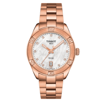 Thumbnail for Tissot Ladies Watch PR 100 Classic 36mm  White Rose Gold T1019103311600