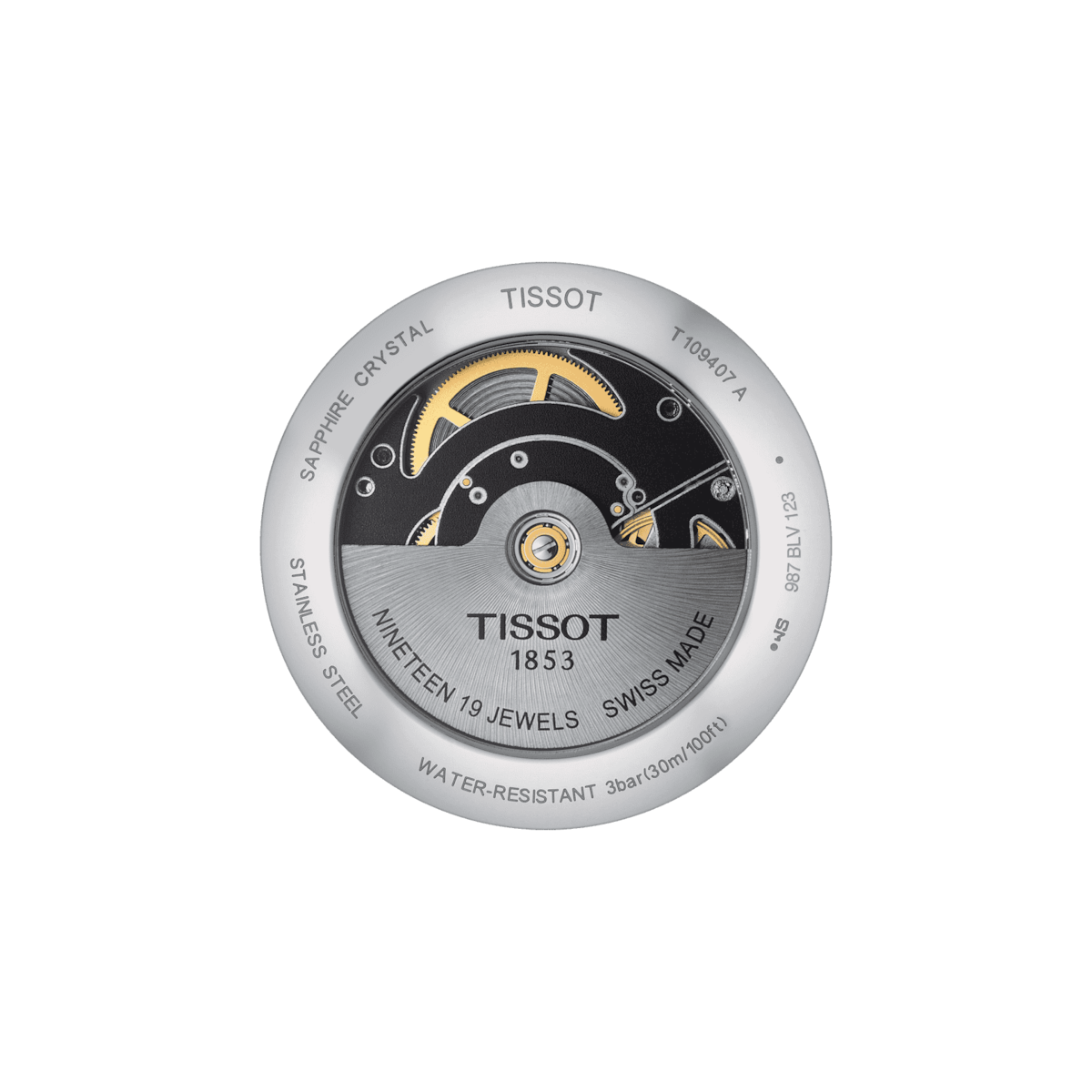 Tissot Men's Watch Everytime Swissmatic 40mm Black T1094071605100