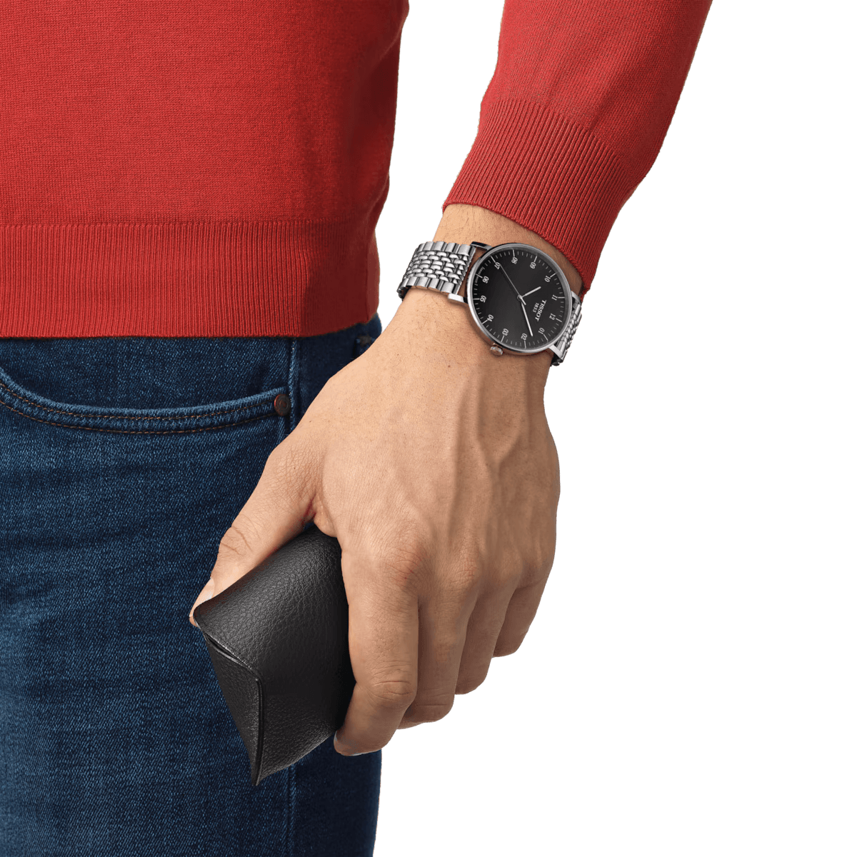 Tissot Men's Watch Everytime 42mm  Black Silver T1096101107700