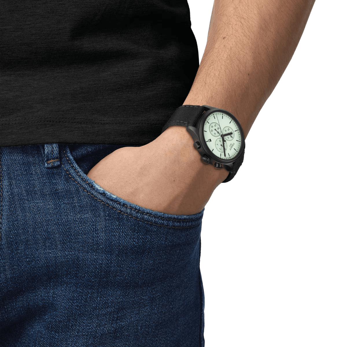 Tissot Men's Watch Tissot Chrono XL 45mm Green Black T1166173709100