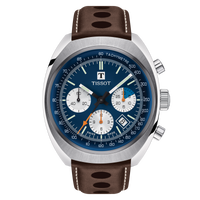 Thumbnail for Tissot Men's Watch T-Heritage 1973 Chronograph 43mm Blue Brown T1244271604100