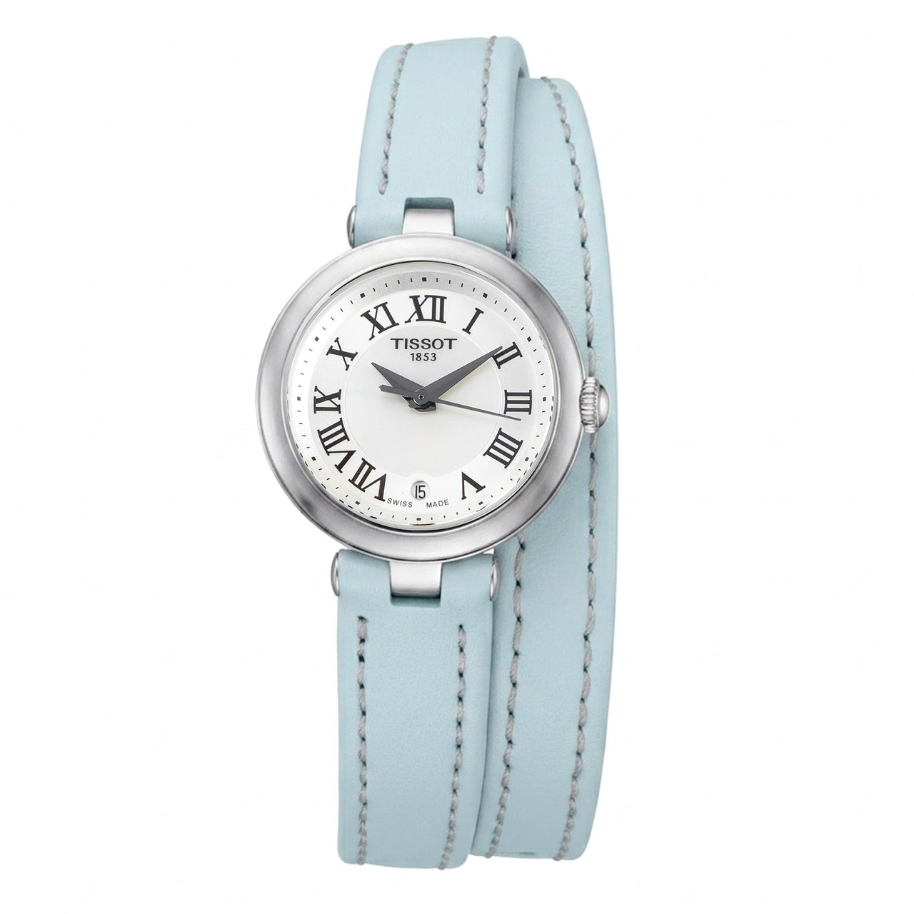 Tissot Women's Watch 26mm Bellissima Small Double Tour Blue