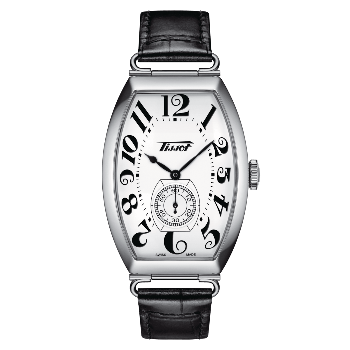 Tissot Ladies Watch Heritage Porto Hand Wind Black White T1285051601200