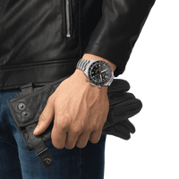 Thumbnail for Tissot Men's Watch PRS 516 Automatic Chronograph 45mm Steel Black T1316271105200