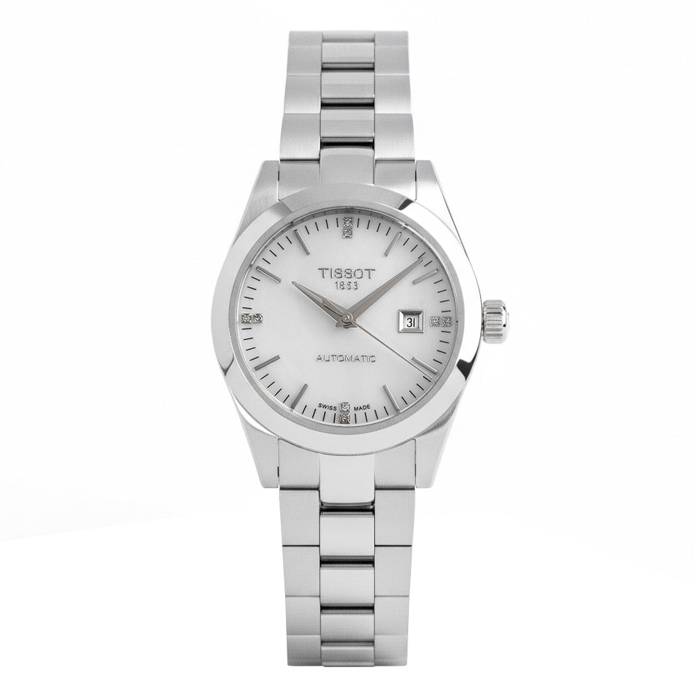 Tissot 29mm T-My Lady Automatic White Mother of Pearl Watch T1320071111600