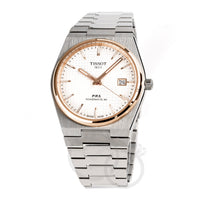 Thumbnail for Tissot Prx Powermatic 80 Men's Rose Gold Watch T1374072103100