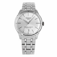 Thumbnail for Tissot Men's 39mm Chemin des Tourelles Powermatic 80 Silver Watch T1398071103100