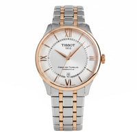 Thumbnail for Tissot Men's 39mm Chemin des Tourelles Powermatic 80 Two-Tone Watch T1398072203800