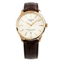 Thumbnail for Tissot Men's 39mm Chemin Des Tourelles Powermatic 80 Brown Watch T1398073603100