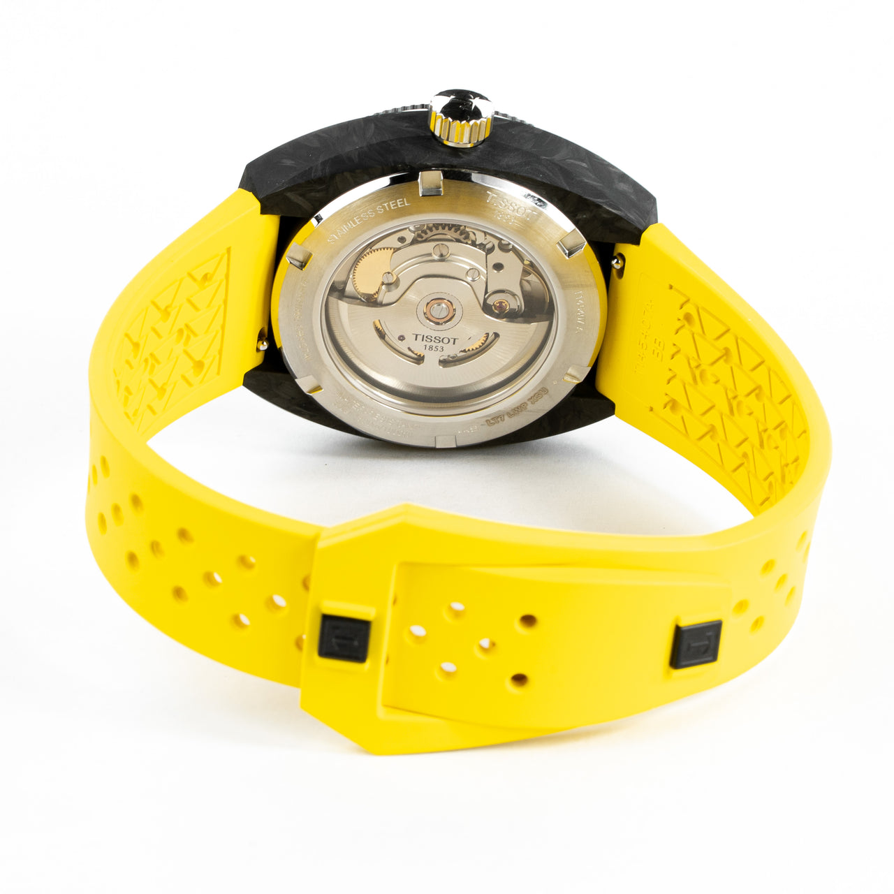 Tissot Men's Automatic Diver Watch 41mm Sideral Powermatic 80 Yellow