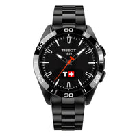 Thumbnail for Tissot Men's Solar Smartwatch 44mm T-Touch Connect Sport Black