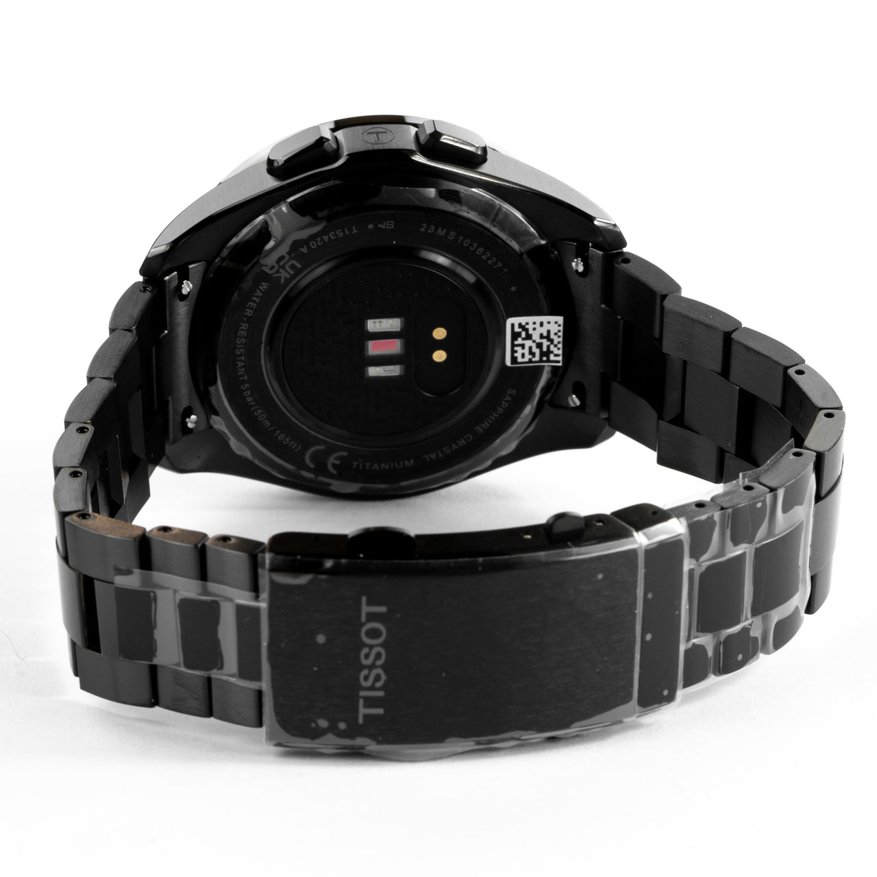 Tissot Men's Solar Smartwatch 44mm T-Touch Connect Sport Black