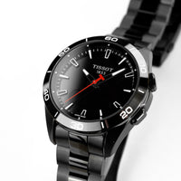 Thumbnail for Tissot Men's Solar Smartwatch 44mm T-Touch Connect Sport Black