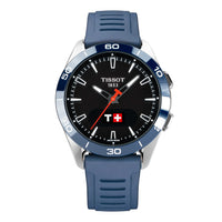 Thumbnail for Tissot Men's Solar Smartwatch 44mm T-Touch Connect Sport Blue