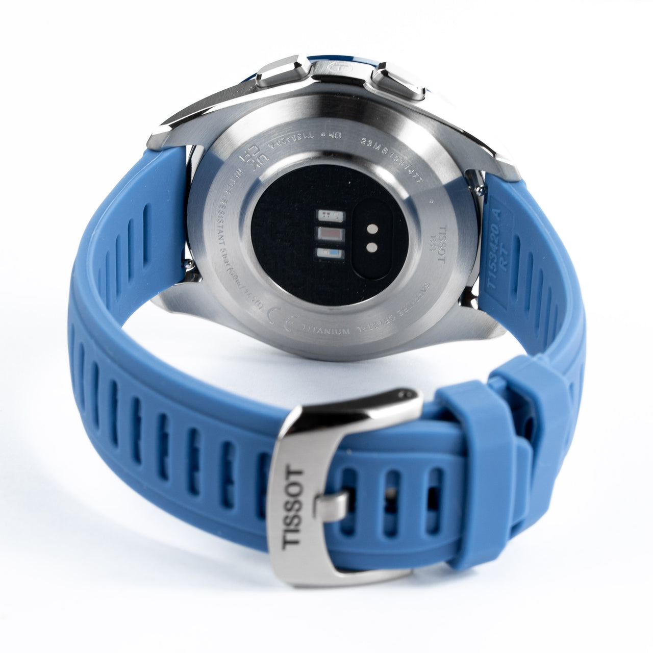 Tissot Men's Solar Smartwatch 44mm T-Touch Connect Sport Blue