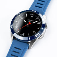 Thumbnail for Tissot Men's Solar Smartwatch 44mm T-Touch Connect Sport Blue