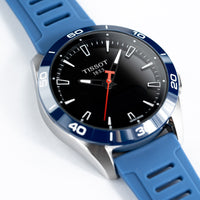 Thumbnail for Tissot Men's Solar Smartwatch 44mm T-Touch Connect Sport Blue