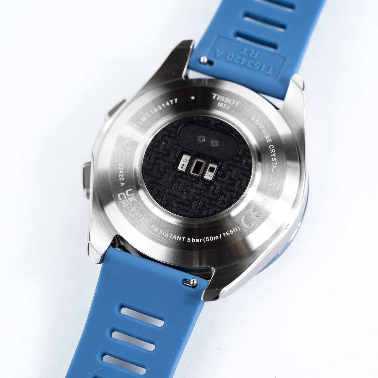 Tissot Men's Solar Smartwatch 44mm T-Touch Connect Sport Blue